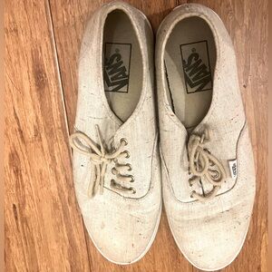 Light Tan Vans Size 9.5